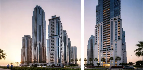 Tower skyline view